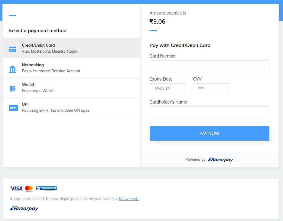 Payment Integration